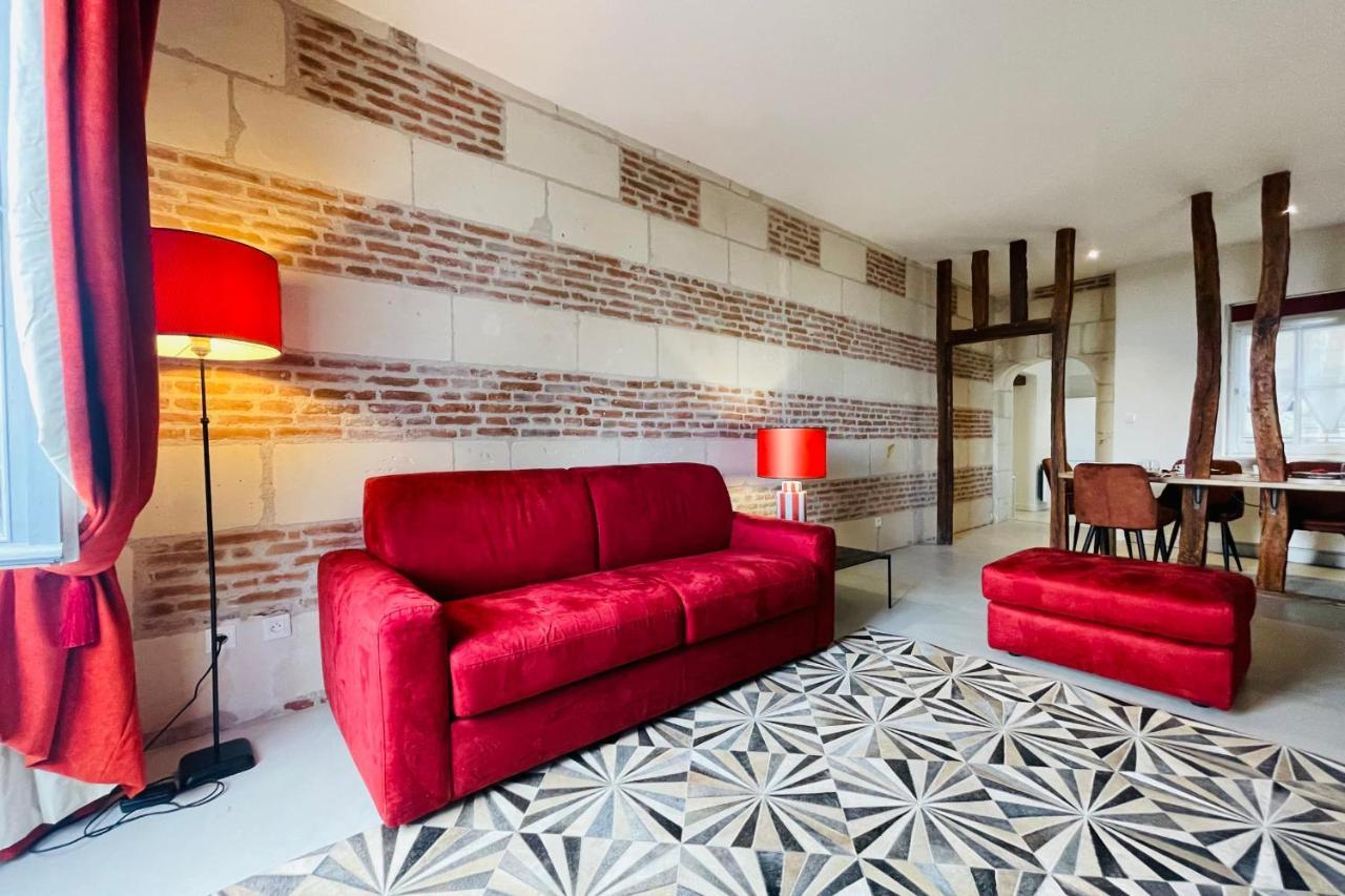 Splendid Apartment At The Foot Of The Castle Of Amboise - View Of The Loir Eksteriør bilde